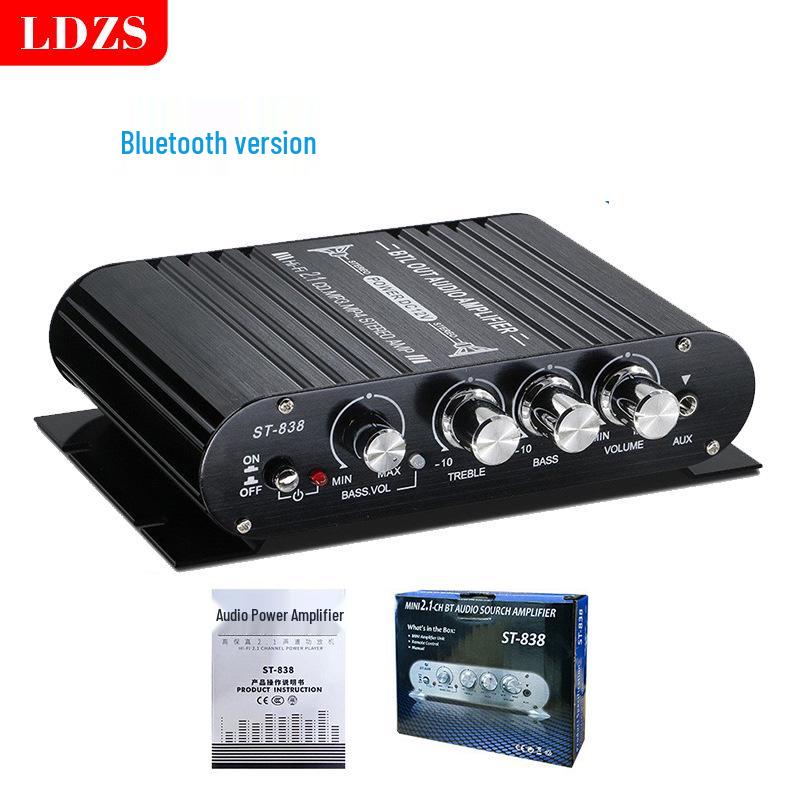 ST-838 2.1 Channel Bluetooth Subwoofer Amplifier with Super Bass
