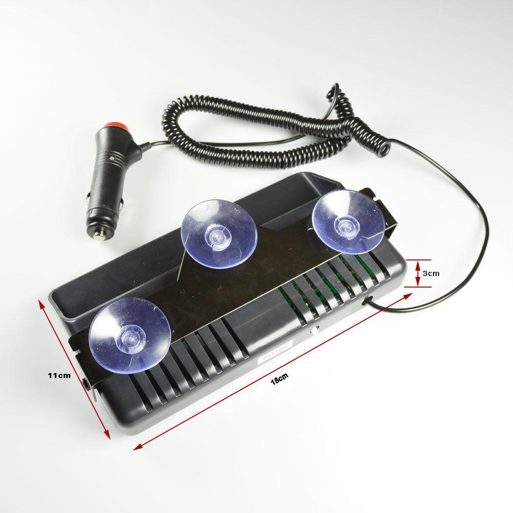 6LED Strobe Blitzlicht Gefahrenblinkleuchte Bar Polizei Feuerwehrmann DC12V Auto LKW Notfallwarnung LED Rot