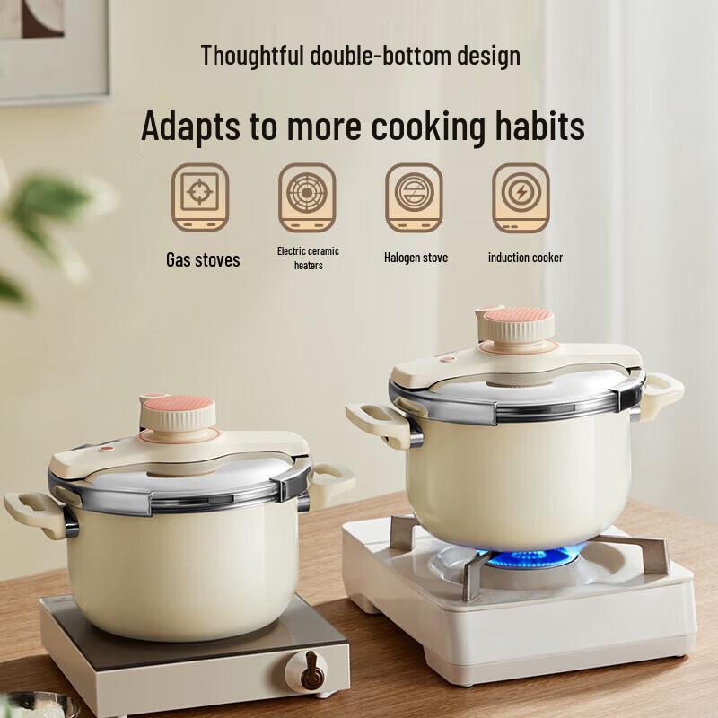 Supor 304 Stainless Steel Double-Ear Pressure Cooker