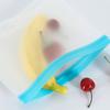 Reusable Transparent Fresh-keeping Bag Double Zipper Sealed Bag Leakproof Sandwich Bag Washable Food Storage Container