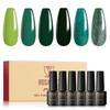 ROSALIND Sada gelových laků na nehty 6ks/Lot Nail Art Gel Polish Semipermanentní gelový lak Hybrid Soak Off UV Lamp Base Top Coat Gel Polish Kit
