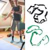 Adjustable Yoga Stretch Band 10 Loops Durable Non-Elastic Stretch Straps Comfortable Multi-Section Yoga Resistance Band