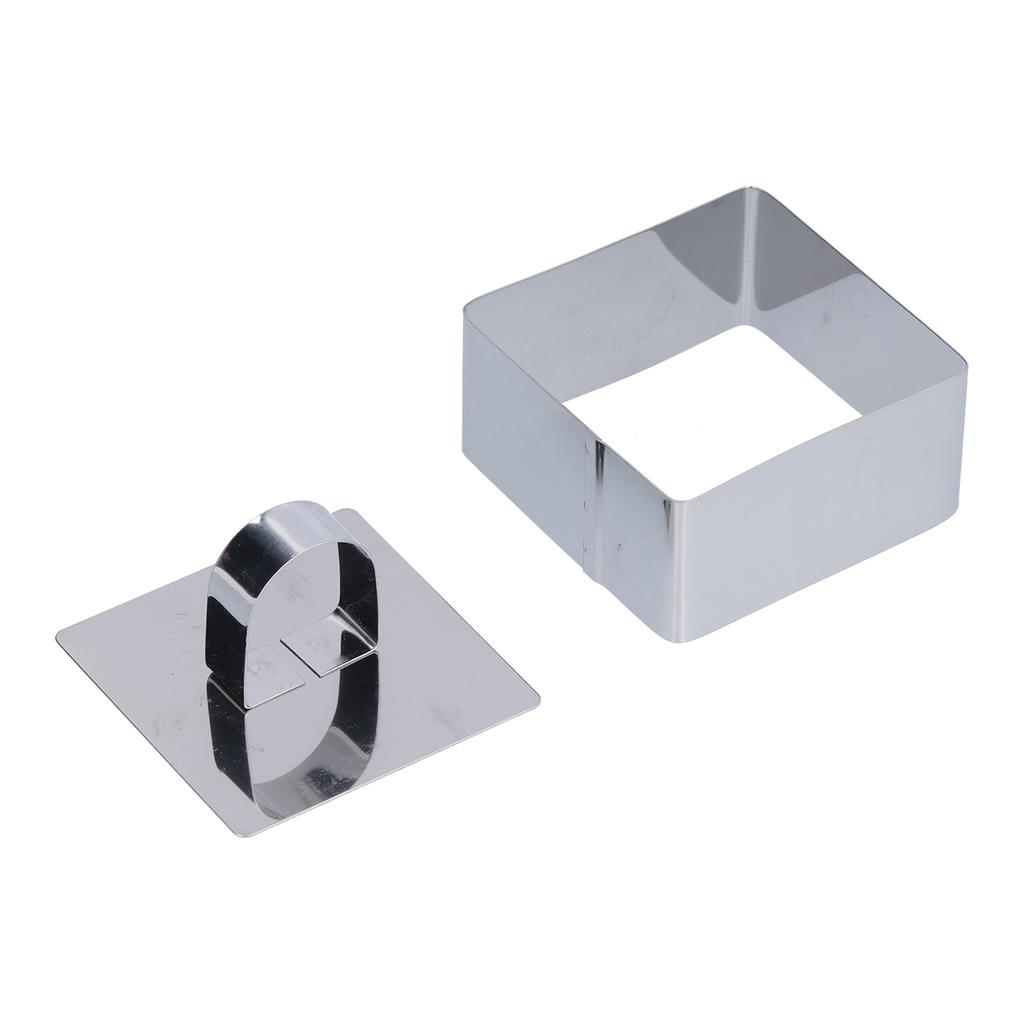 Cake Mousse Ring Mold Stainless Steel Dessert Rings Cake Cutter for Salads Pastries Baking