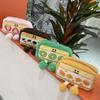 Large Capacity Sandwich Pencil Case Bread Plush Pencil Cases Plush Pencil Bag  Stationery