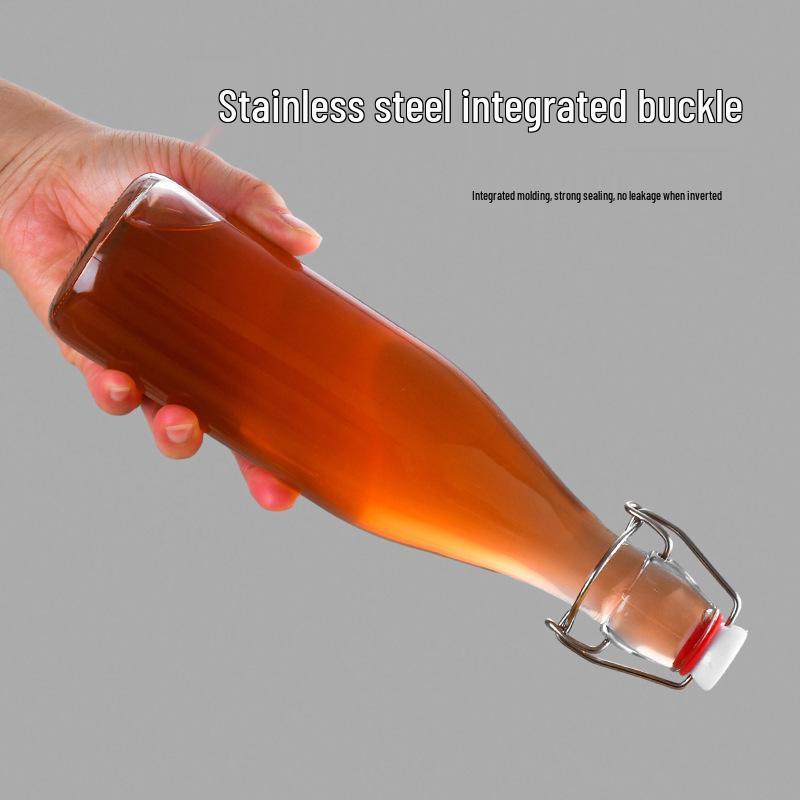 Home Brew Buckle Bottle for Fruit Wine, Juice, Grain Liquor, and Enzymes