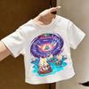 Super Marios Tshirt for Children Cartoon Anime Clothes Round Collar Clothing Short Sleeve Kid Summer Tee Top