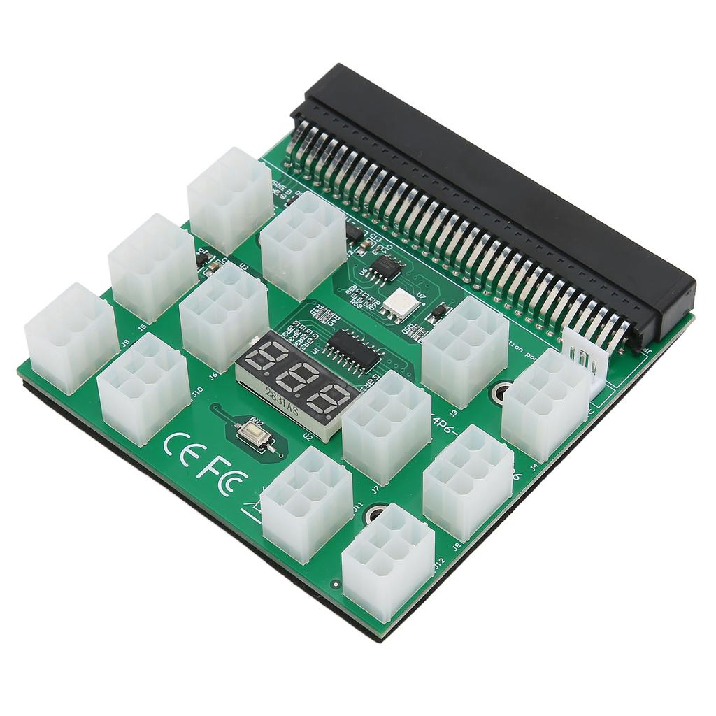 Power Supply Breakouts Board Adapter PCB Process Support 1600W 12V 6 PIN High Safety Performance