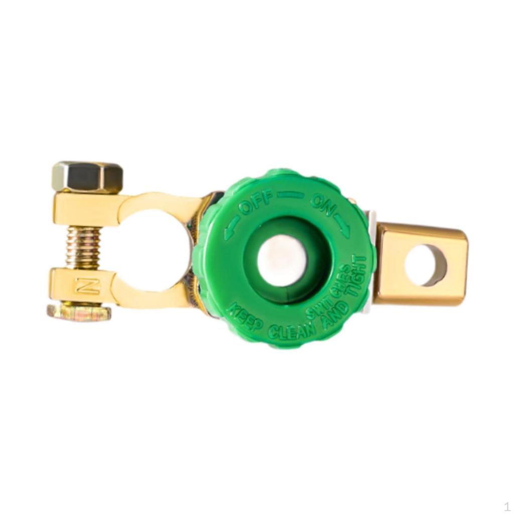 Automobile Battery Disconnect Switch with Knob for Easy Installation and Clamp Connector
