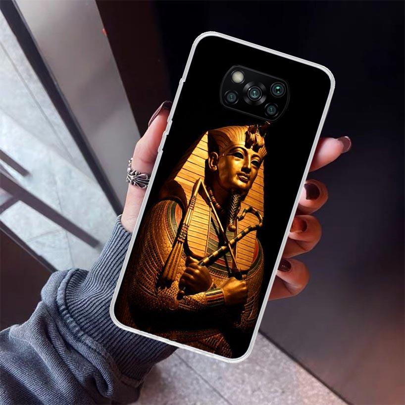 

Єгипет Нефертіті Анубіс Анх Фараон Чохол для телефону для Xiaomi Poco X7 X6 X5 Pro F7 Ultra Redmi 15C 15 13 13C 12 12C 10 10A 10C 9 9A Redmi 15C (173)