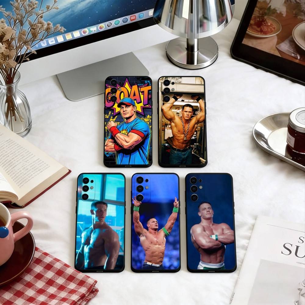 Wrestler John Cena Phone Case Soft black For Samsung S25,S24,S21,S22,S23,S30,Ultra,S20,Plus,Fe,Lite
