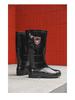 Men's Mid-High Waterproof Rain Boots - Non-Slip Rubber Shoes for Outdoor, Kitchen, or Construction Use