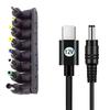 DC5521 Power Adapter 8 Adapters for Security Camera Routers and Laptops 5.5x2.1mm Female to Male Barreled Plug