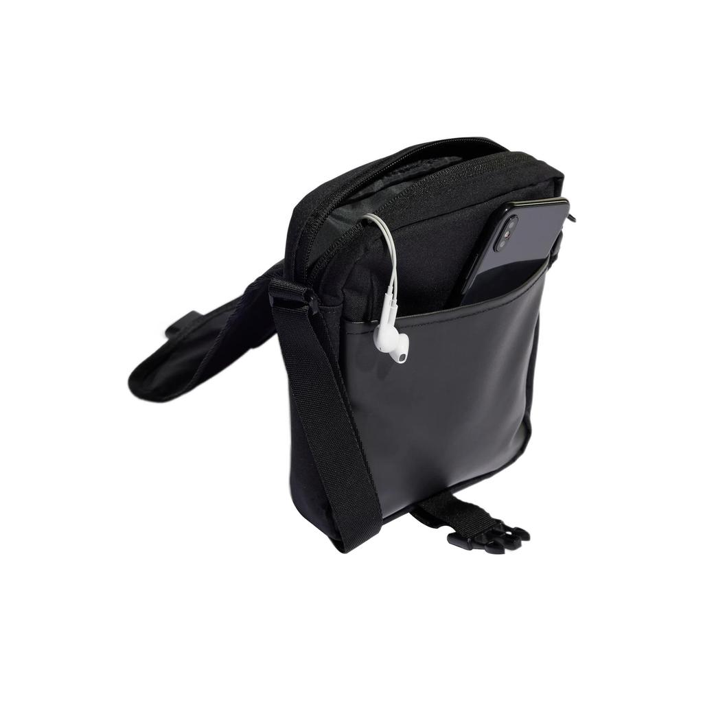New Adidas Originals Polyurethane Cell Phone Pouch, Crossbody Bag, Shoulder Bag Unisex Black HL6726