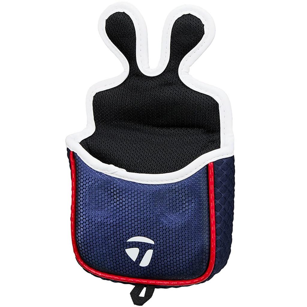 TaylorMade Austec Putter Cover Mallet, White/Navy/Red, Men's Headcover, 2015 Spring/Summer