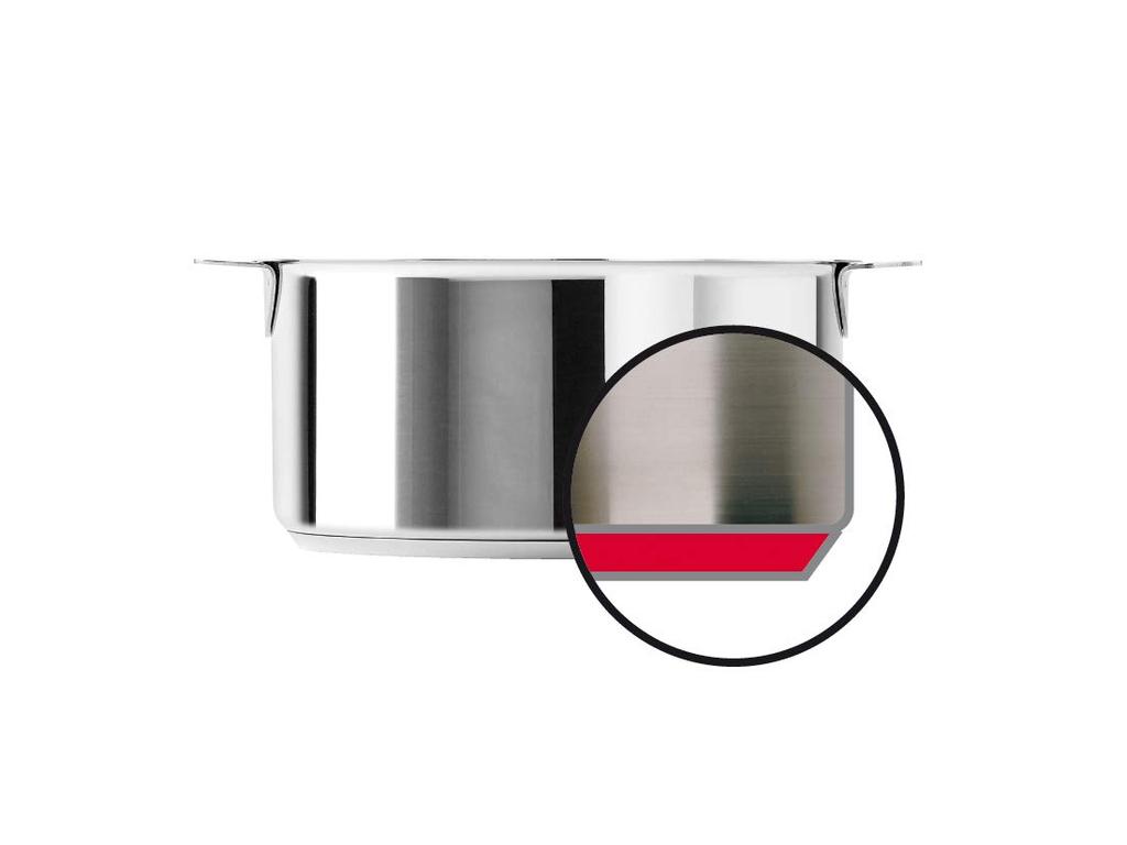 CRISTEL Stainless Steel Graphite Deep and Oven with C18GK Japanese Made in France Pot, 18cm, Gas, Induction, Compatible, Lid, [Official Product],