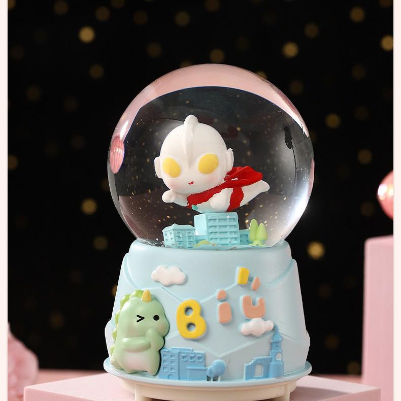 Christmas Fantasy Crystal Ball Music Box - Princess Ornament Gift for Girls' Birthdays