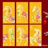6pcs 2026 Horse Year Vietnamese Red Envelopes Traditional Chinese Style Lucky Money Envelopes Blessing Cartoon Red Packets