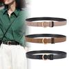 Genuine Leather Belt Versatile Buckle Belt Korean Women's Cowhide Suit Coat Jeans Belt