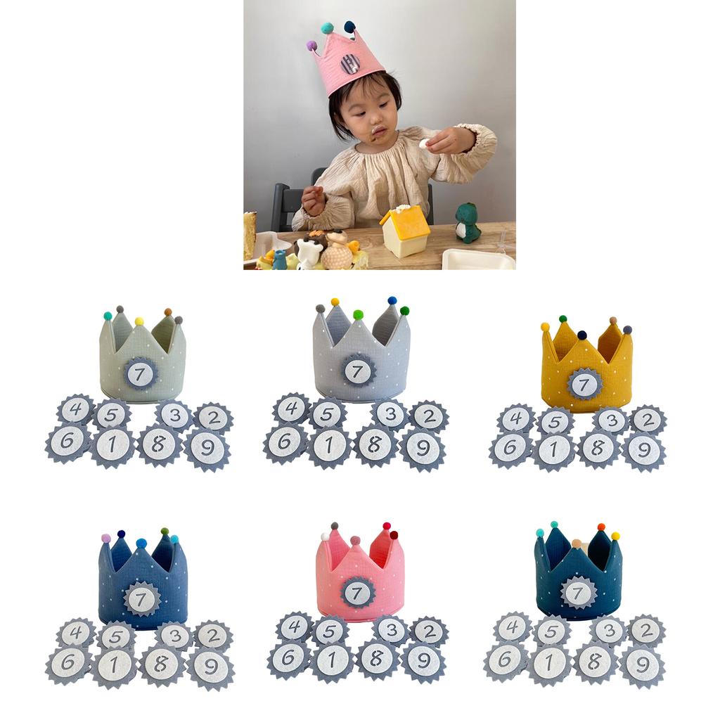Kids Crown Hat Photography Props Mini Crown Tiara Children Photoshooting Accessories Birthday Party Crownpiece Headwear