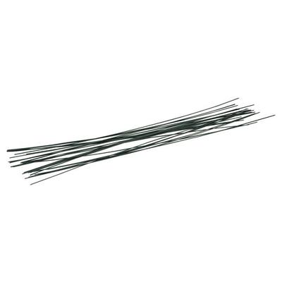 Bindedraht, grün lackiert, dunkelgrün, 1,00 mm ø, 30 cm, 25 Stück