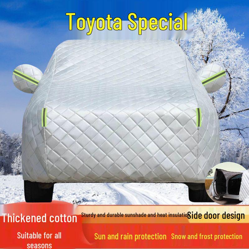Sun and Rain Protection Car Cover for Toyota Corolla, Levin, Camry, Vios – Heat Insulation Sunshade