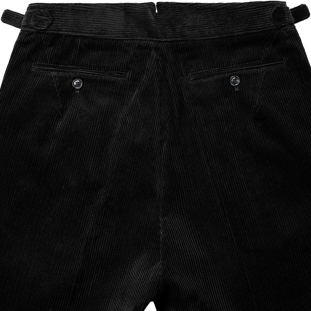 Solti 8Wale Reve Corduroy Trousers (Black)