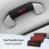 abcd1 2PCS Car Door Inner Handle Protective Cover Fur Protector Case Accessories For Volkswagen VW GTI Passat Golf Tiguan Polo