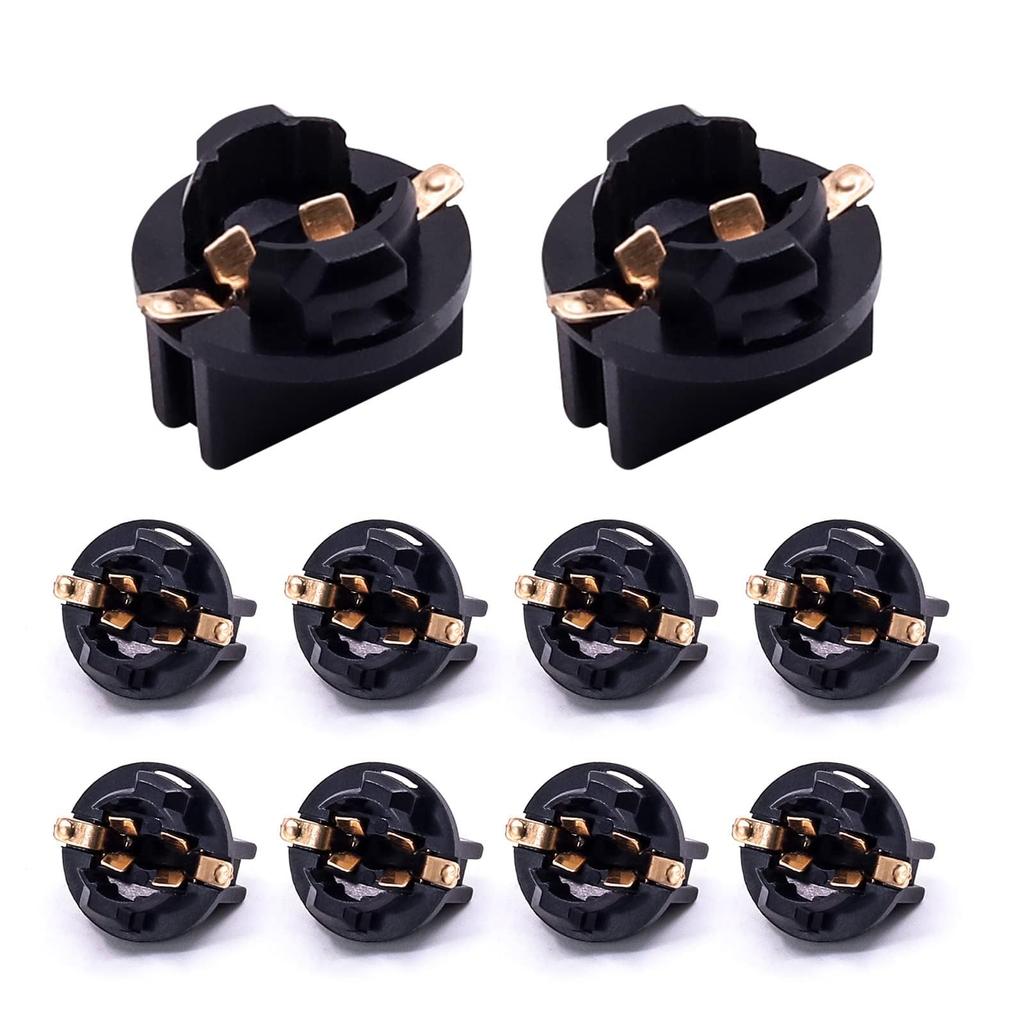 Aoling T10 Socket, T10 Bulb Socket, T10 Light Socket Converter, Car Light Bulb Replacement, Processing, Expansion, 10pcs