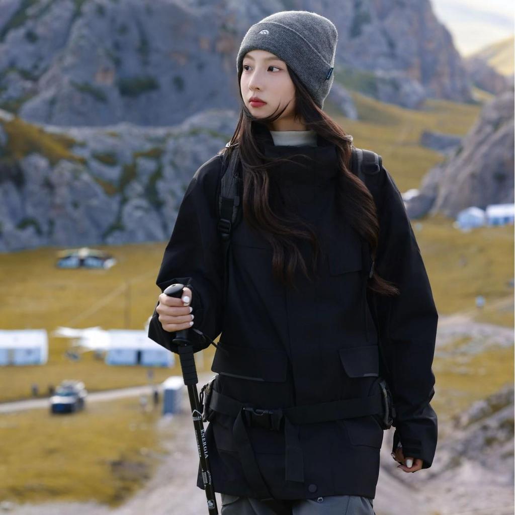 Women's Knitted Beanie Hat: Autumn/Winter, Korean Style, Ear Protection, Windproof, Outdoor Mountaineering Fashion.