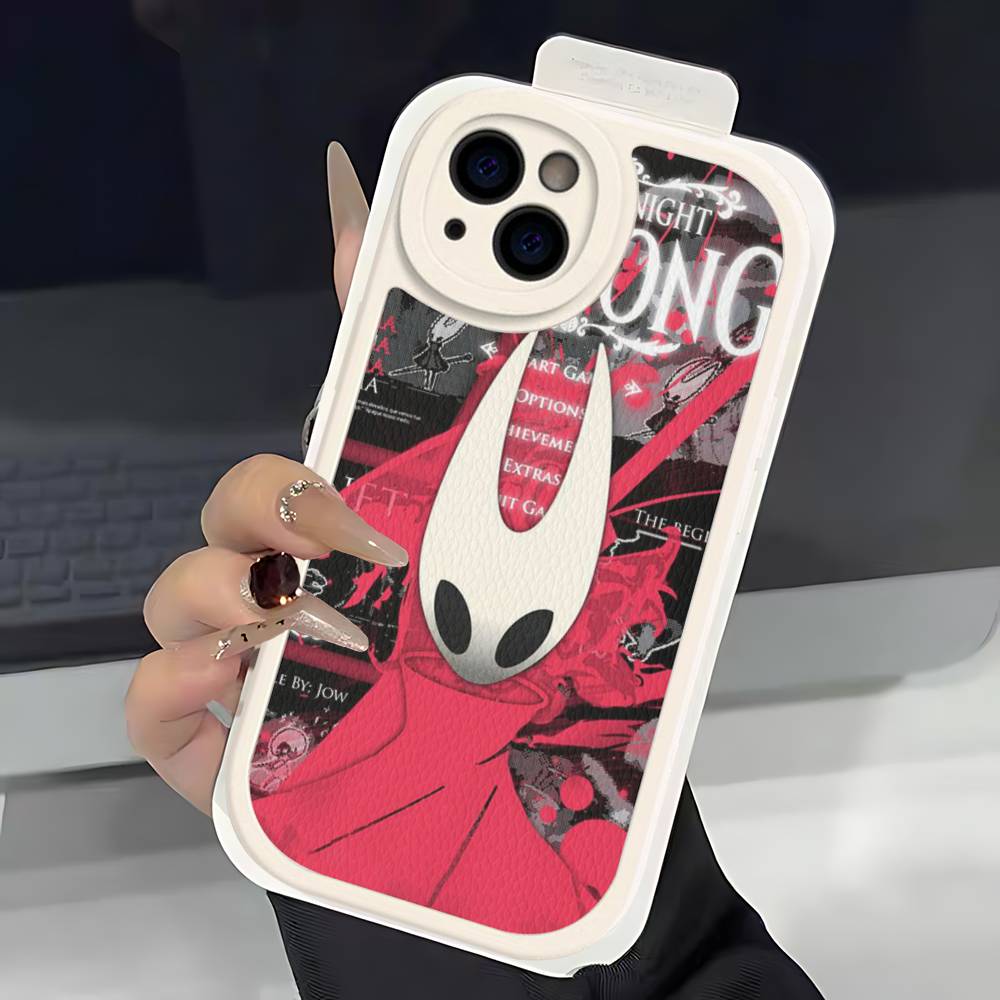Game H-Hollow K-Knight S-Silksong Phone Case For IPhone 11 12 13 14 15 16 Pro Max Plus Leather Cover