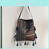Ethnic Pattern Tote Bag For Women With Unique Material And Crossbody Design For Casual Outings