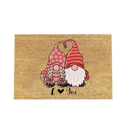 

Шикарный напольный коврик, гладкий многофункциональный коврик с гномом, мультяшный флокирующийся декоративный дверной коврик для ванной комнаты 7