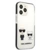 Etui Do iPhone 13 Pro Karl Lagerfeld Hardcase Karl&Choupette Białe