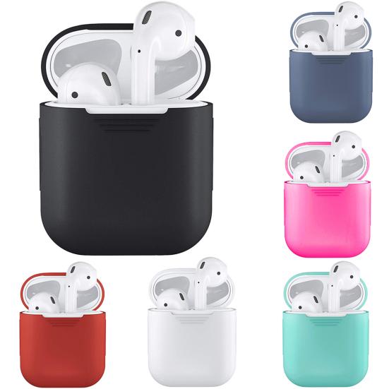 Shockproof Soft Silicone Protector Case Cover Shield for Apple AirPods Earphones