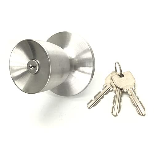 

Miwa Lock Door Knob with Key, U9 Cylinder, MIWA-HM Type Replacement Knob, U9HMD-1-KB, Cylinder Lock, Miwa Cylinder, U9, Exterior Knob Only, Door Thick