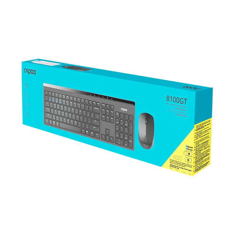 Rapoo 8100GT Wireless Multi-Mode Keyboard and Mouse Combo
