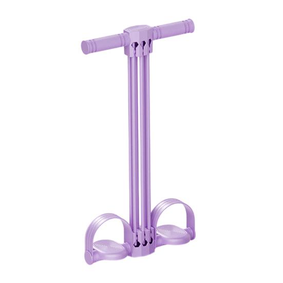 Pedal Resistance Band with Handle 6-Tube Pedal Ankle Puller Elastic Sit-up Pull Rope Men Women Yoga Pedal Workout Band Exercise Equipment