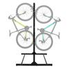 Heavy Duty Bikes Floor Stand with Adjustable Hooks Space-Saving Bike Stands Holds Up To 6 Bikes & 6 Helmets for Home And Garage