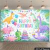 Dinosaur-themed Birthday Party Backdrop Suitable for Indoor/outdoor Birthday Parties and Suitable for Use In Photography Studios