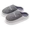 Cotton slippers autumn and winter home indoor home warm outside wear thick-soled waterproof and non-slip household cotton shoes