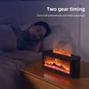 300ml Fireplace Diffuser  Essential Oil Aroma Humidifier with 7 Color Changing LED Lights, Large Flame Effect, Remote Control, T