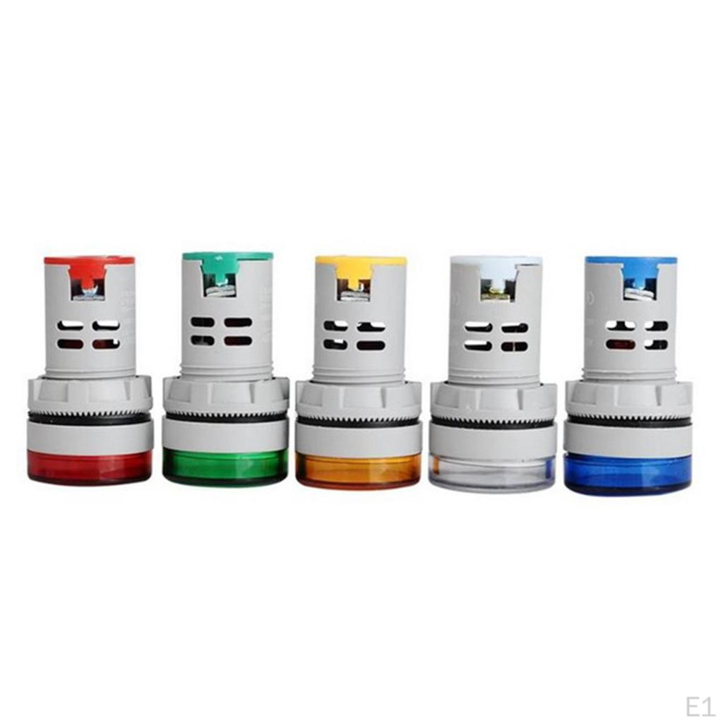 12-500 Digital Voltmeter Voltage Meter Round LED Indicator