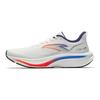 Mach 6 Comfortable Fabric Rubber Low-Top Running Shoes Men Sneaker White Silver Blue 112615582-3