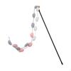 Cat Feather Toy Teaser Catcher with Bell Interactive Kitten Educational Gift Pet