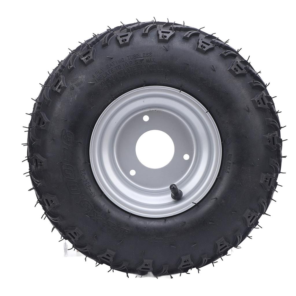 14x5.00 6 Tubeless Tire with Hub Explosion Proof 6 Inches Vacuum Tubeless Tyre for ATV UTV Quad Off Road Go Kart Golf