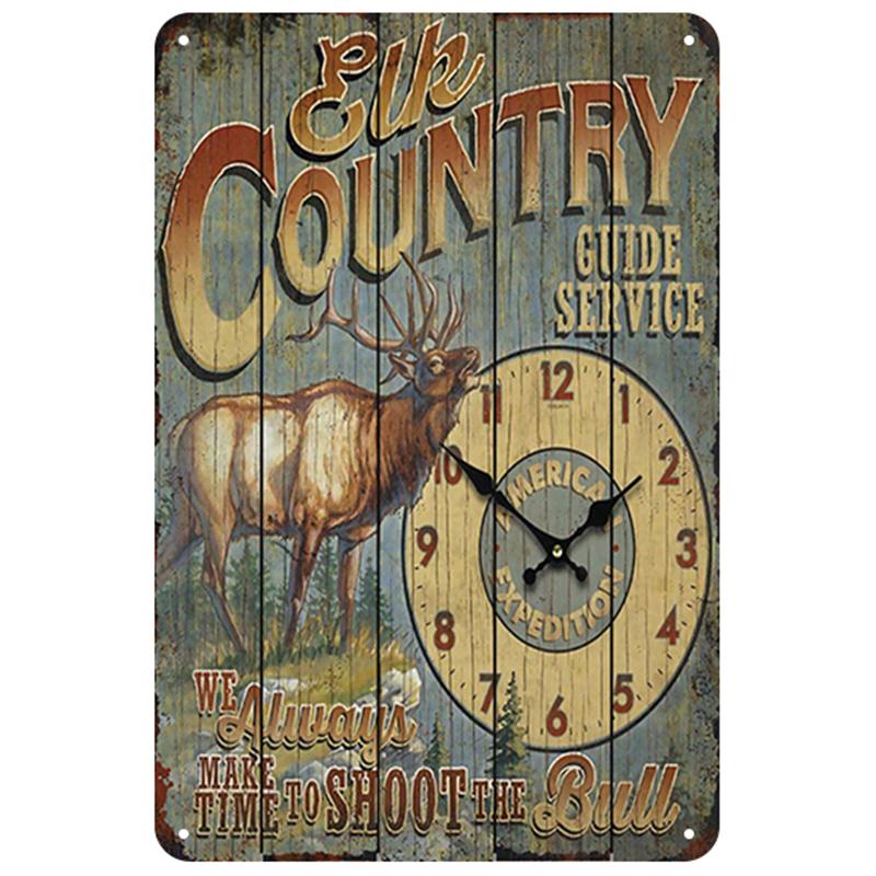 Deer Plaque Metal Vintage Tin Sign Metal Poster Pin Up Shabby Home Decor Signs Bar Cafe Resaurant Decoration Iron Painting