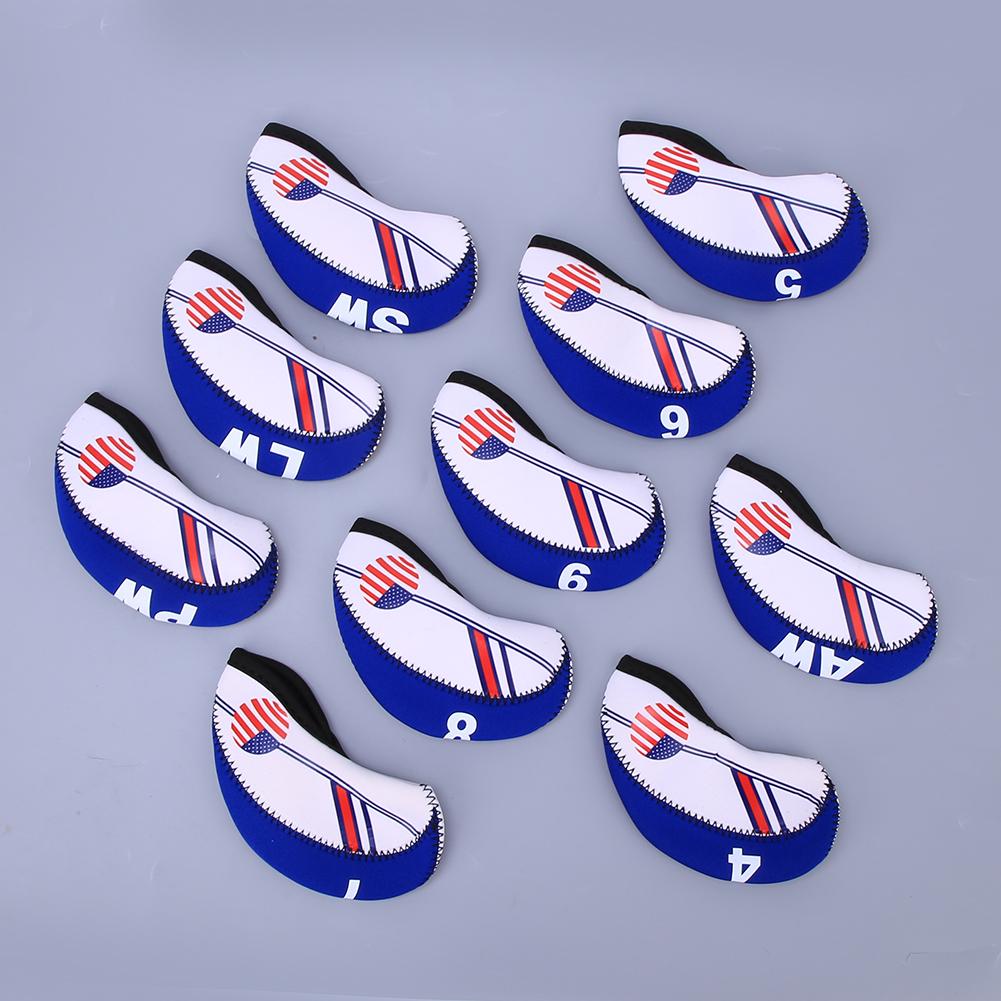 10PCS Cloth Portable     Headcover Practical Putter Head Cover Sports Entertainment Accessory