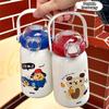 380ml Cartoon Vacuum Cup High-Capacity Straw Cup 316 Stainless Steel Insulated Water Bottle Insulation Or Cooling Thermal Mug