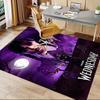 1pc skull pattern Carpet Anti Slip Polyester Floor Mat for office.Bedroom
