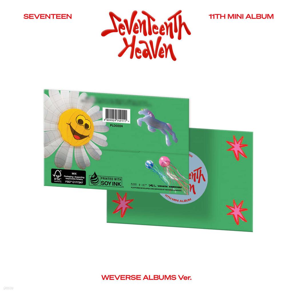 SEVENTEEN - 11th Mini Album: SEVENTEENTH HEAVEN [Weverse Albums ver.]